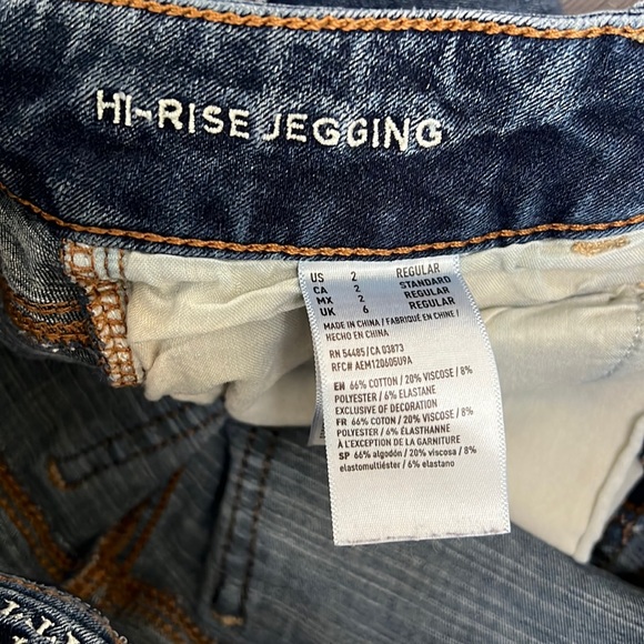 **AMERICAN EAGLE JEANS** WOMEN’S SZ 2 - Picture 3 of 4